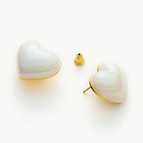 Tiny Heart Stud Earrings, a charming and understated choice to bring a hint of romance to your everyday style