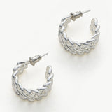 Serpent Textured Earrings