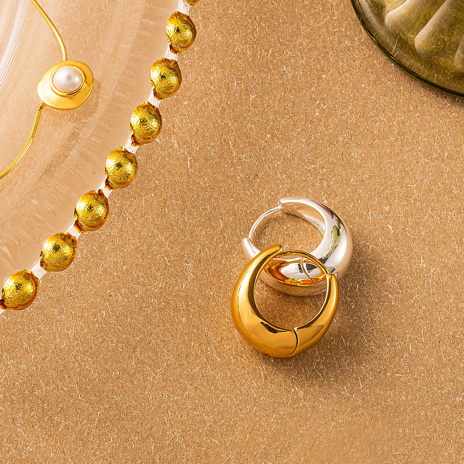 Buy Jewels Galaxy Gold Plated Hoops Earrings Combo Online