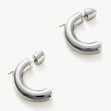 Silver Mini Hoop Earrings, embodying elegance in a mini form, these hoops add a subtle and sophisticated touch to your overall look