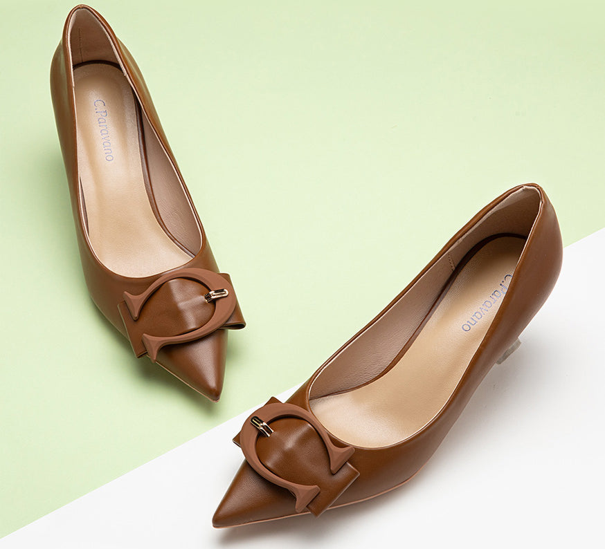 Elegant-Brown-High-Heel-Shoes-Signature-C-Collection