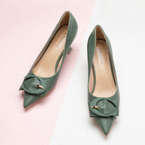 Elegant-Green-Pumps-with-Signature-C-Buckle-Standout-Fashion