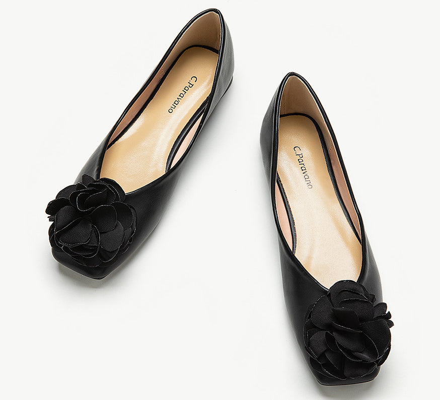 Elegant-black-ballerina-flats-for-women-showcasing-a-timeless-and-classic-design-that-complements-any-outfit-with-style-and-grace