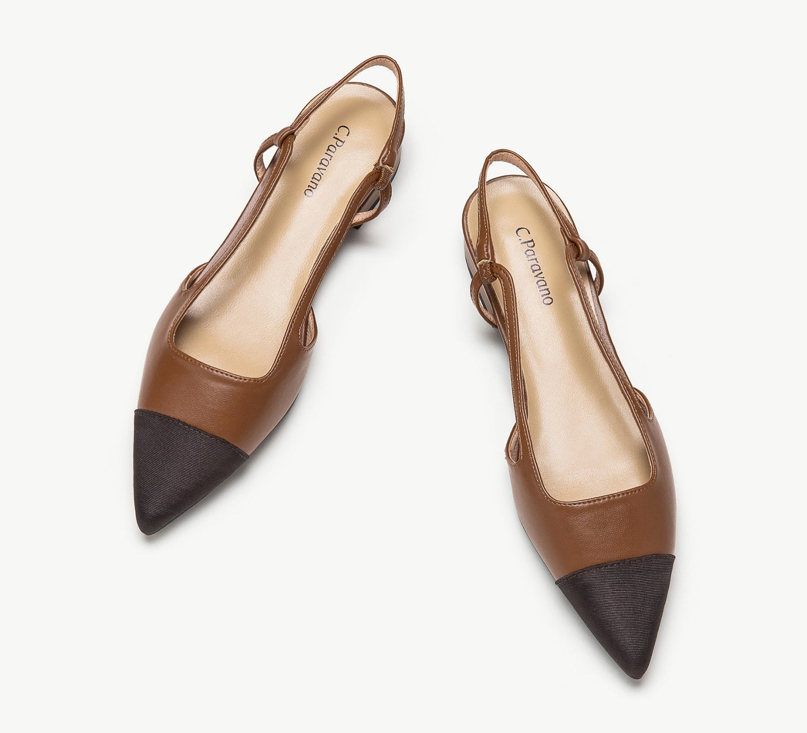 Pointed Toe Elegant Slingback Flats