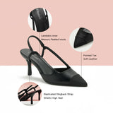 Pointed Toe Slingback Pumps (Helen)