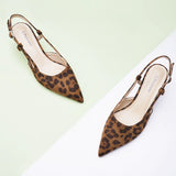 Pointed Toe Slingback Pumps (Helen)