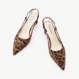 Pointed Toe Slingback Pumps (Helen)