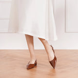 Sleek Slingback Flats (Freya)