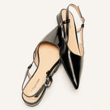 Sleek Slingback Flats (Freya)(Market)
