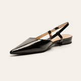 Sleek Slingback Flats (Freya)(Market)
