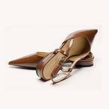 Sleek Slingback Flats (Freya)(Market)