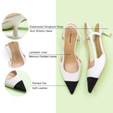 Pointed Toe Slingback Pumps (Helen)