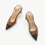 Pointed Toe Slingback Pumps (Helen)