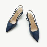 Pointed Toe Slingback Pumps (Helen)
