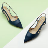 Pointed Toe Slingback Pumps (Helen)
