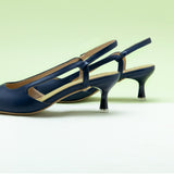 Pointed Toe Slingback Pumps (Helen)