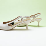 Pointed Toe Slingback Pumps (Helen)