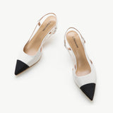 Pointed Toe Slingback Pumps (Helen)