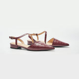 Strap-Around Slingback Flats (Freya)
