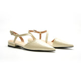 Strap-Around Slingback Flats (Freya)