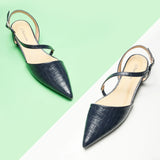 Strap-Around Slingback Flats (Freya)