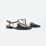 Strap-Around Slingback Flats (Freya)