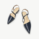 Strap-Around Slingback Flats (Freya)