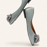 Flower Ballerina Flats (Eva)(Market）