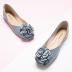 Tranquil Blue Hues: Flower Decor Ballerina in Blue, creating a calming and serene atmosphere