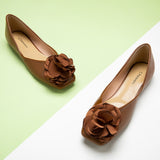 Earthy Charm: Flower Decor Ballerina in Brown, infusing warmth and grounding elements into your decor