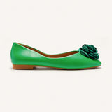 Flower Ballerina Flats (Eva)(Market）