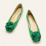 Flower Ballerina Flats (Eva)(Market）