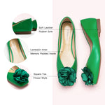 Rich and Vibrant Dark Green Flower Decor Ballerina, creating a harmonious atmosphere