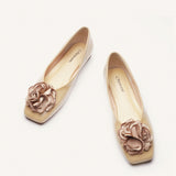 Flower Ballerina Flats (Eva)(Market）
