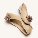Flower Ballerina Flats (Eva)(Market）
