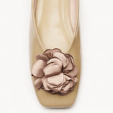 Flower Ballerina Flats (Eva)(Market）