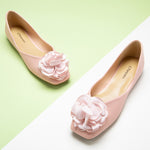 Graceful Flower Decor Ballerina in Pretty Pink, an embodiment of sweetness and femininity