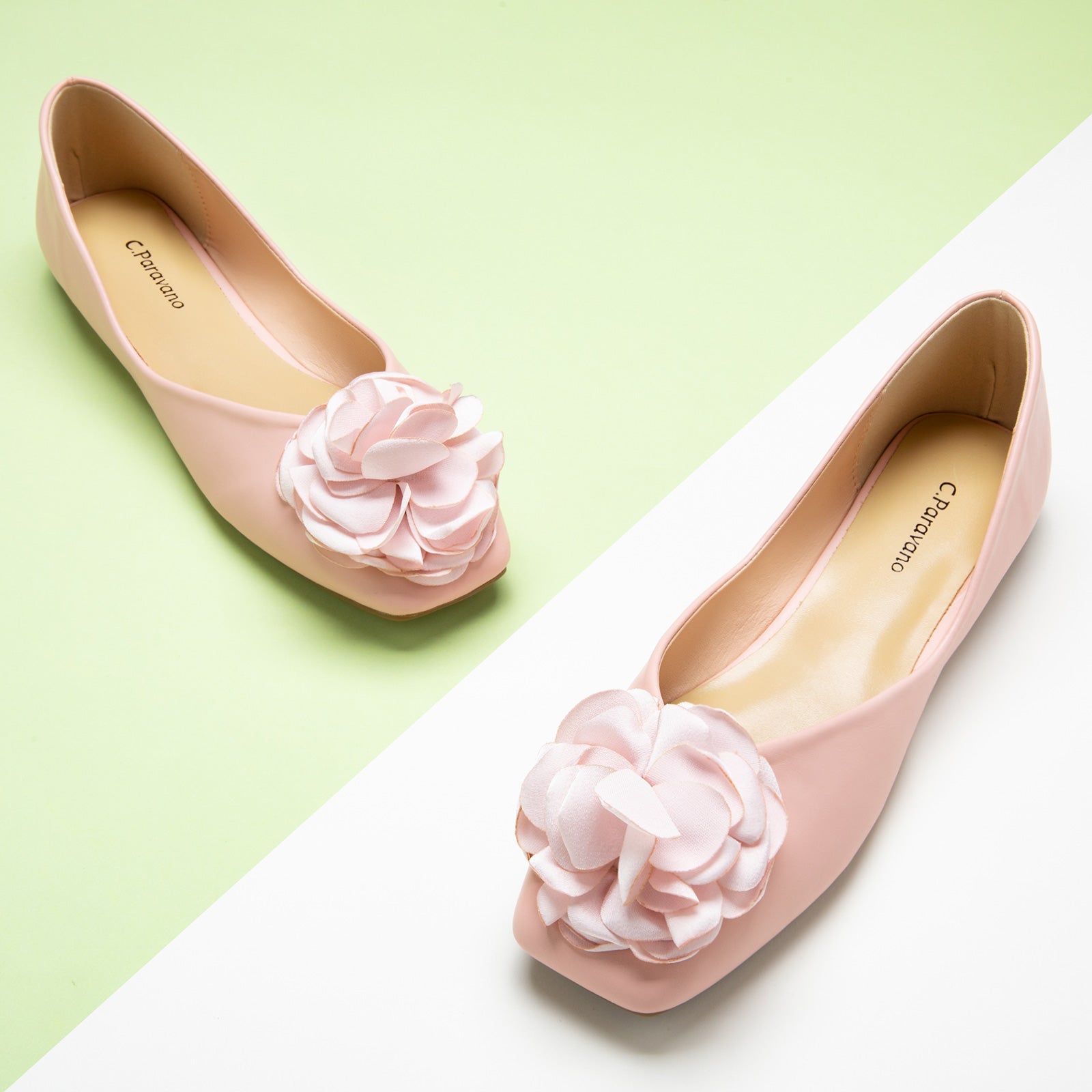 Graceful Flower Decor Ballerina in Pretty Pink, an embodiment of sweetness and femininity