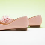 Blush Beauty: Pink-themed Flower Decor Ballerina, adding a touch of romance to your space