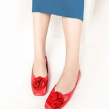 Flower Ballerina Flats (Eva)(Market）