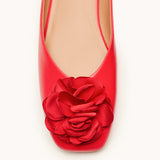 Flower Ballerina Flats (Eva)(Market）