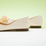 Clean and Crisp: White-themed Flower Decor Ballerina, a versatile choice for any decor style