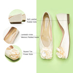 Pure and Serene: Flower Decor Ballerina in a calming White shade, creating a tranquil atmosphere.