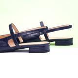 Pointed Toe Slingback Flats (Freya)（SALE）