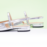 Pointed Toe Slingback Flats (Freya)（SALE）