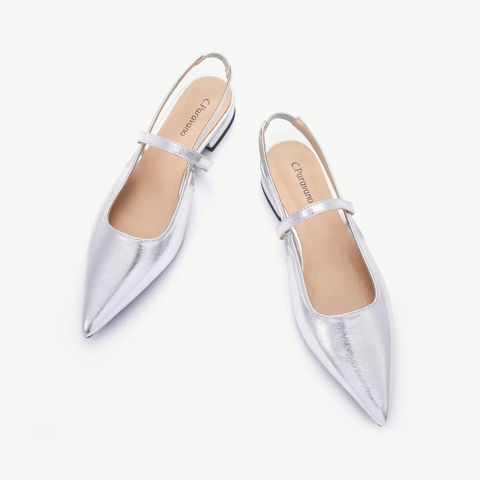 Pointed Toe Slingback Flats (Freya)