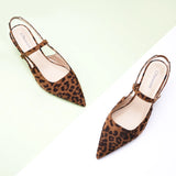 Pointed Toe Kitten heel Slingbacks (Helen)