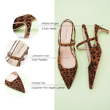 Pointed Toe Kitten heel Slingbacks (Helen)