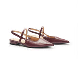 Pointed Toe Slingback Flats (Freya)