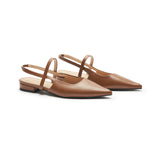 Pointed Toe Slingback Flats (Freya)